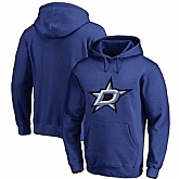 Men's Customized Dallas Stars Blue All Stitched Pullover Hoodie,baseball caps,new era cap wholesale,wholesale hats